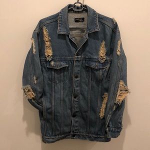 Ripped Denim Jacket